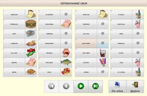 Small business Bistro - definiowanie grup